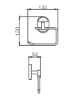 Бумагодержатель Haiba HB1903-3