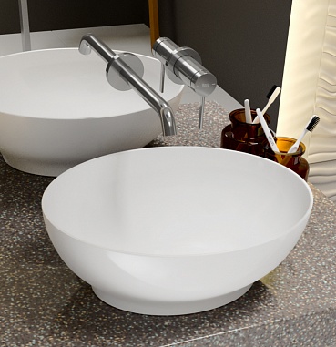 Умывальник Point Сатурн 41 PN43902WM овальный, белый матовый