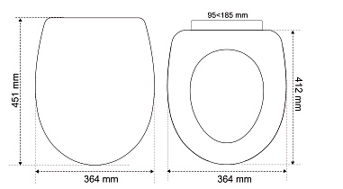 Сиденье WIRQUIN MARBELLA белое, полипропилен, микролифт и быстросъем