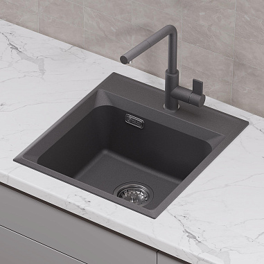 Мойка кухонная Point Мисти 46 графит