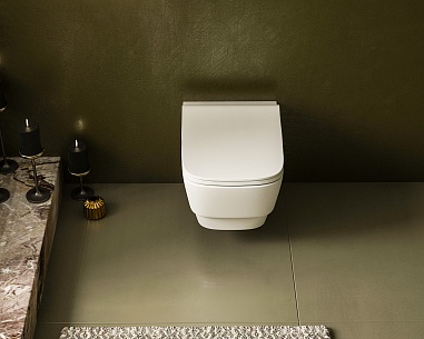 Сиденье для унитаза дюропласт с микролифтом Dreja ENZO