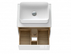 Тумба Cersanit под раковину подвесная LOUNA 60 со столешницей белый