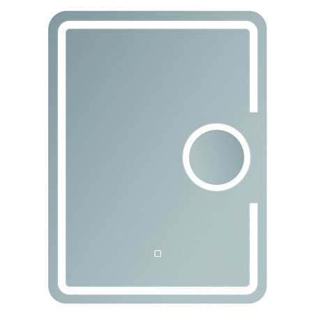 Зеркало HAIBA HB661 LED 600*800 мм с макияжным зеркалом