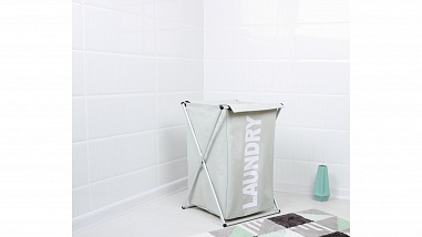 Fixsen FX-1023 Корзина для белья складная серая