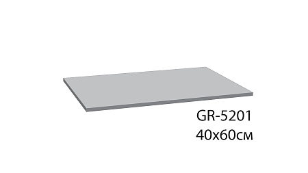 Grampus GR-5201K Коврик для ванной 1-ый серый POINT
