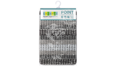 Grampus GR-5201K Коврик для ванной 1-ый серый POINT