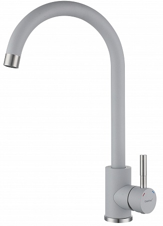 Смеситель GranFest QUARZ для кухни U-обр. D-35мм, арт.Z-5410 серый