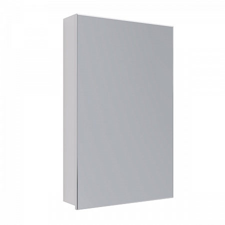 Шкаф зеркальный Lemark UNIVERSAL 50х80см 1 дверный, петли слева, цвет корпуса: Белый глянец