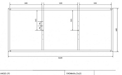 Рама Cersanit для ванны VIRGO 170