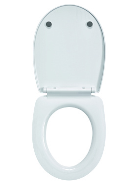 Сиденье WIRQUIN MARBELLA белое, полипропилен, микролифт и быстросъем