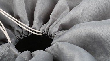 Fixsen FX-1033A Корзина для белья на завязках серая