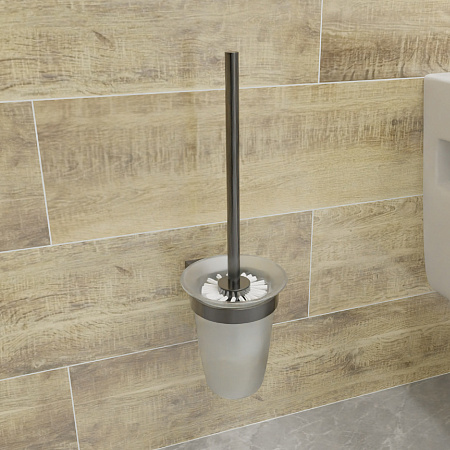 Fixsen TREND GRAPHITE FX-98013 Ерш для туалета, графит-сатин