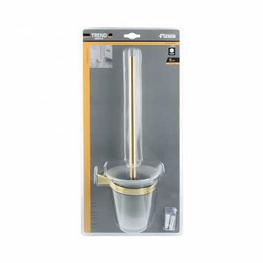 Fixsen TREND GOLD FX-99013 Ерш для туалета, золото-сатин