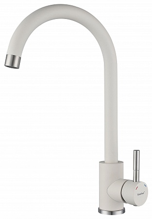 Смеситель GranFest QUARZ для кухни U-обр. D-35мм, арт.Z-5410 белый
