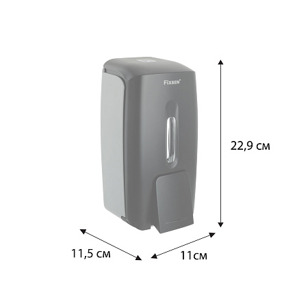 Fixsen HOTEL FX-31012K Дозатор для жидкого мыла настенный 825мл., пластик, черный