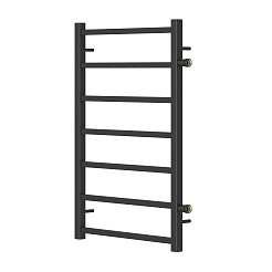 Полотенцесушитель водяной Point Вега PN71558B П7 500x800 с боковым подключением 500, черный