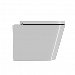 Унитаз подвесной Point Ника безободковый, белый, сиденье дюропласт микролифт быстросъем., PN41081