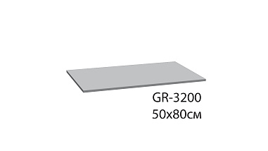 Grampus GR-3204L Коврик для ванной 1-ый черный (50х80 см)