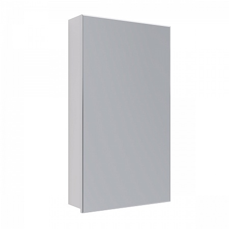 Шкаф зеркальный Lemark UNIVERSAL 45х80см 1 дв., петли слева, цвет корпуса: Белый глянец