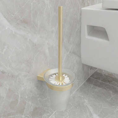 Fixsen TREND GOLD FX-99013 Ерш для туалета, золото-сатин