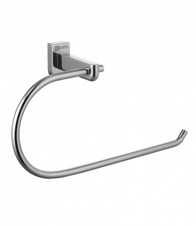 "Омега" Аксессуары для ванной, держатель для полотенец, полуовал, хром