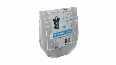 Fixsen FX-1011 Корзина для белья с алюминиевыми ручками серая