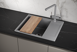 Кухонная мойка Granula ES-6202 алюминиум