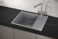 Кухонная мойка Granula ES-6202 алюминиум