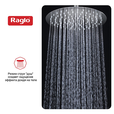 Тропический душ ∅300мм (нерж) RAGLO R451.56