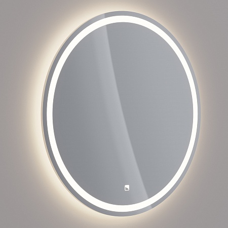 Зеркало Dreja LUNO 60х60 см., сенсорный выключатель, LED-подсветка, ф-я антизапотевания 