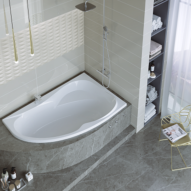 Ванна ALEX BAITLER™ LADOGA R 170*110 пустая