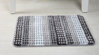 Grampus GR-5201K Коврик для ванной 1-ый серый POINT