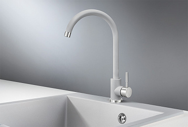 Смеситель для кухни Point PN3101AL серый