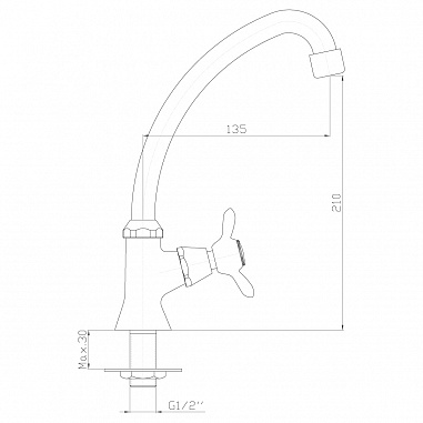 Кран для питьевой воды Rossinka Q02-60U