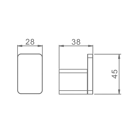 Крючок RAGLO R301.05.06