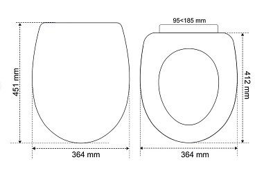 Сиденье WIRQUIN КАМЕШКИ, полипропилен, микролифт, быстросъем