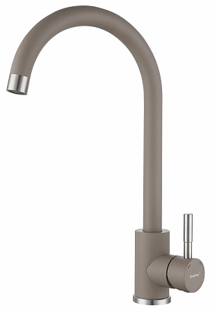 Смеситель GranFest QUARZ для кухни U-обр. D-35мм, арт.Z-5410 песочный
