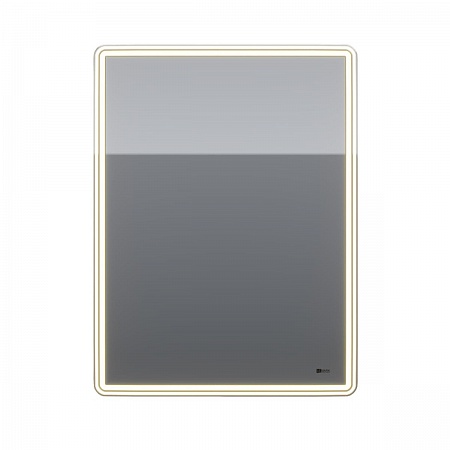 Шкаф зеркальный Lemark ELEMENT 60х80см 1 дв, петли справа, с подсветкой, с розеткой, Белый глянец