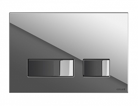 Кнопка Cersanit MOVI для LINK PRO/VECTOR/LINK/HI-TEC пластик хром глянцевый