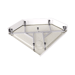 Поддон Alex Baitler АВ10017V-1 пятиугольный в сборе (1000*1000*170) 