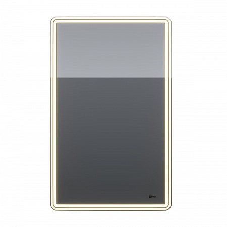 Шкаф зеркальный Lemark ELEMENT 50х80см 1 дв., петли справа, с подсветкой, с розеткой, Белый глянец