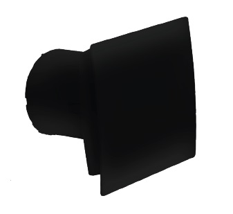Вентилятор BETTOSERB с обратным клапаном, черный пластик