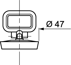 Пробка с ручкой WIRQUIN D47 мм для ванны и мойки 