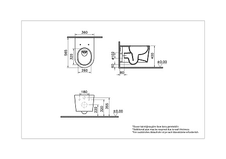 Унитаз Vitra VitrA Nest Qflush 7870B403-0075, подвесной, безободковый