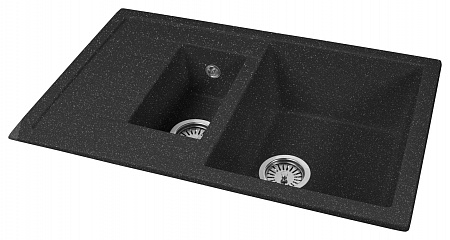 Гранитная мойка AquaGranitEx M-21K черный