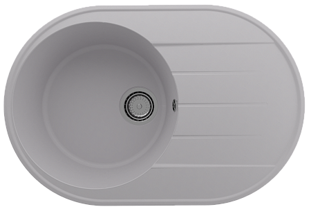 Мойка кухонная ULGRAN Quartz Nora 750-04, платина