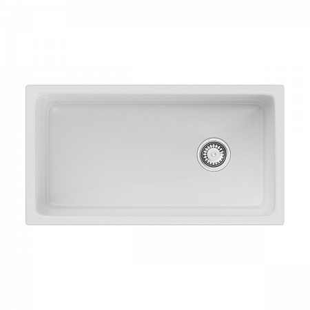 Мойка кухонная OMOIKIRI Tokara 88-U/I-WH GLOSSY SIDE Natceramic/белый глянцевый