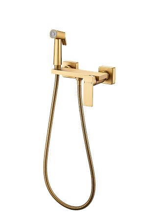 Гигиенический душ HAIBA HB5517-5, латунь, золото