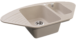 Мойка кухонная GranFest QUARZ GF-Z14 угл.1,5 чаш. 930*500 (песок)