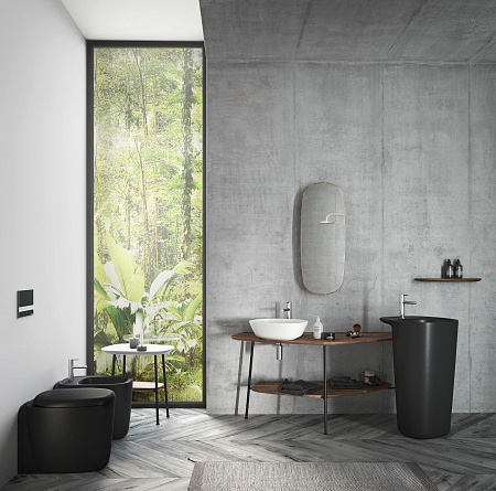 Сиденье для унитаза Vitra Plural 126-483-009, микролифт, цвет матовый черный